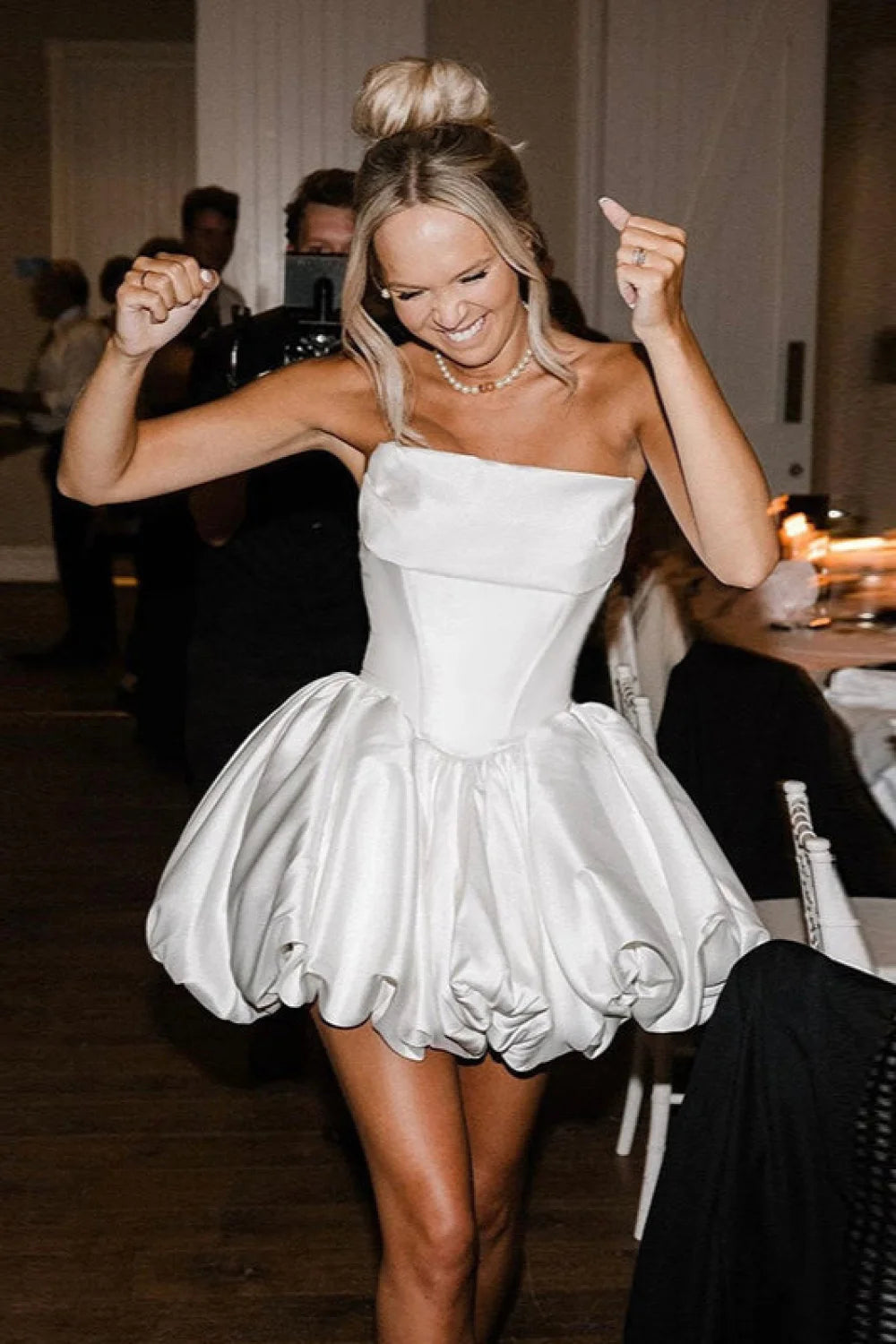 Slinky Strapless Fitted Party Dress