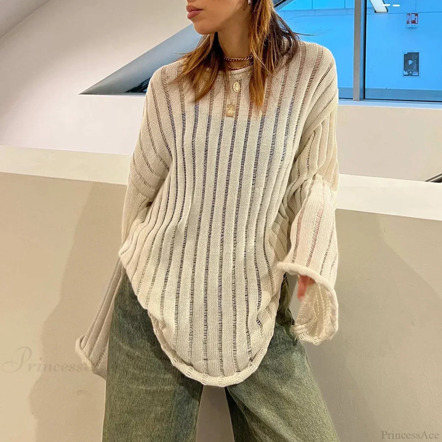 Solid Color Loose Warm Sweater