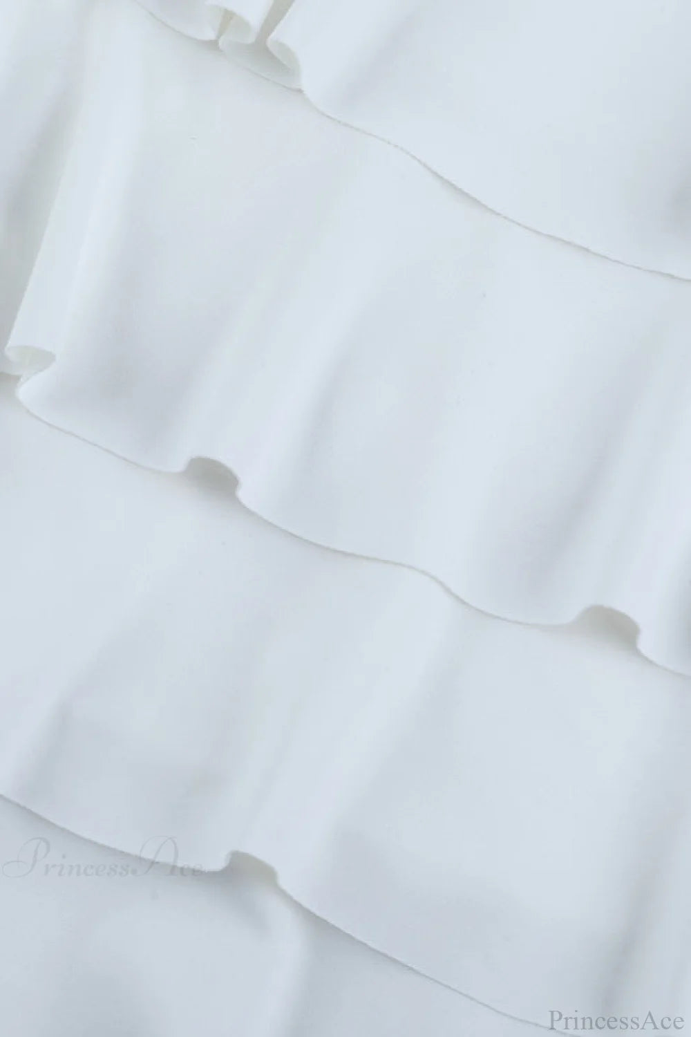 Solid Crew Neck Slim High Waist Puff Mini Dress