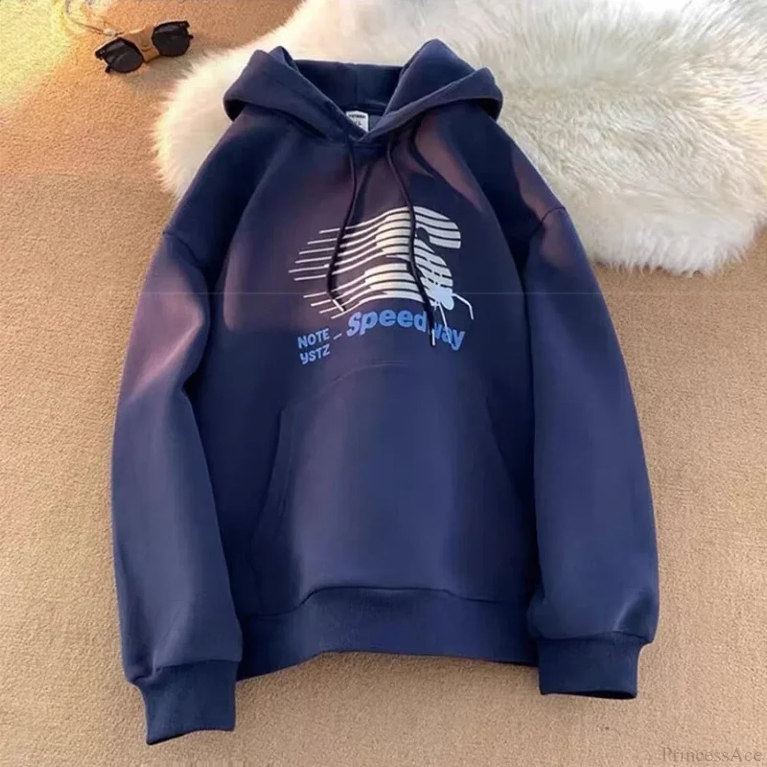 Speedway Letter Graphic Hoodie