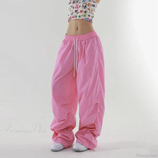 Spicy Girl Quick Drying High Waist Pants Pink / S
