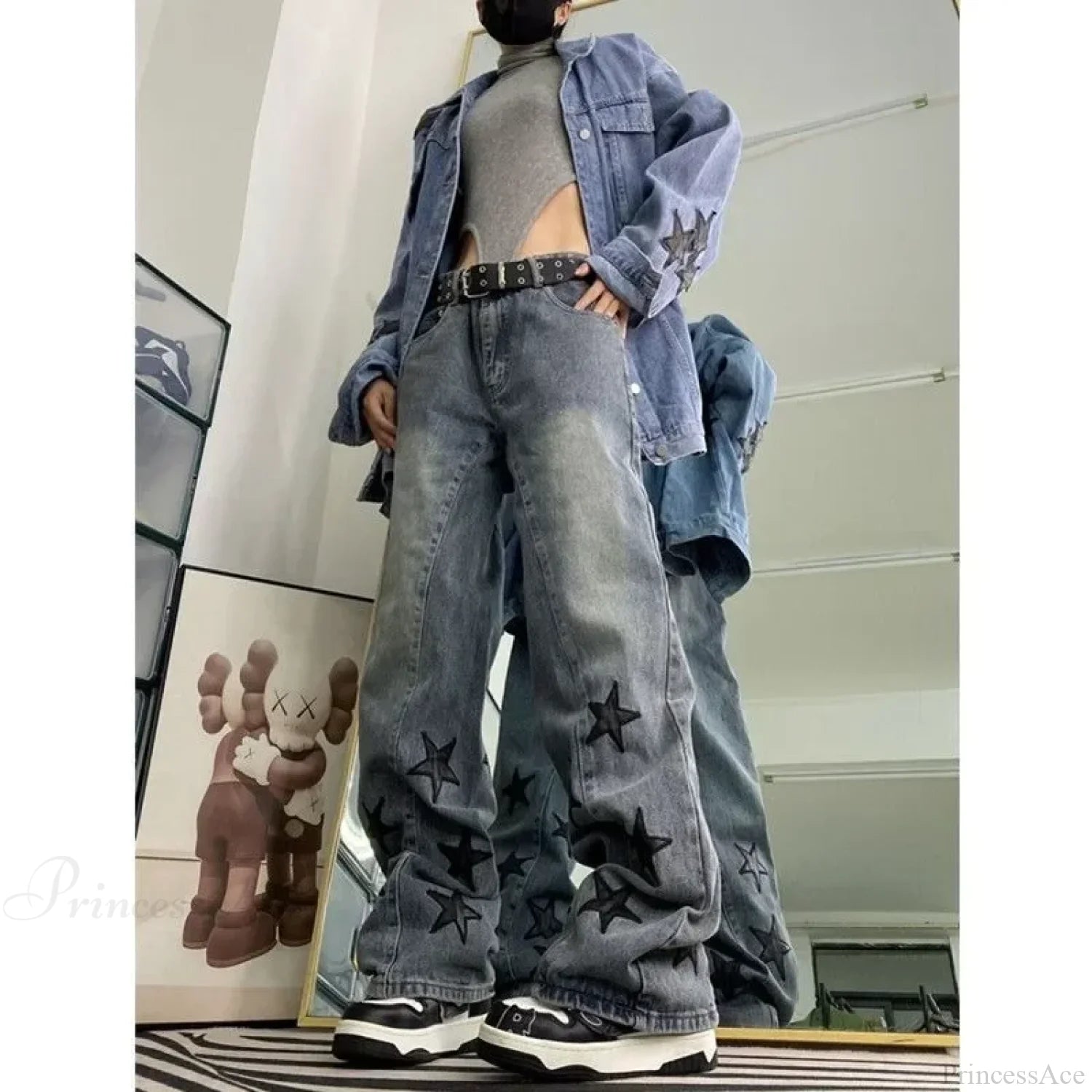Star Girls Vintage Denim Pants