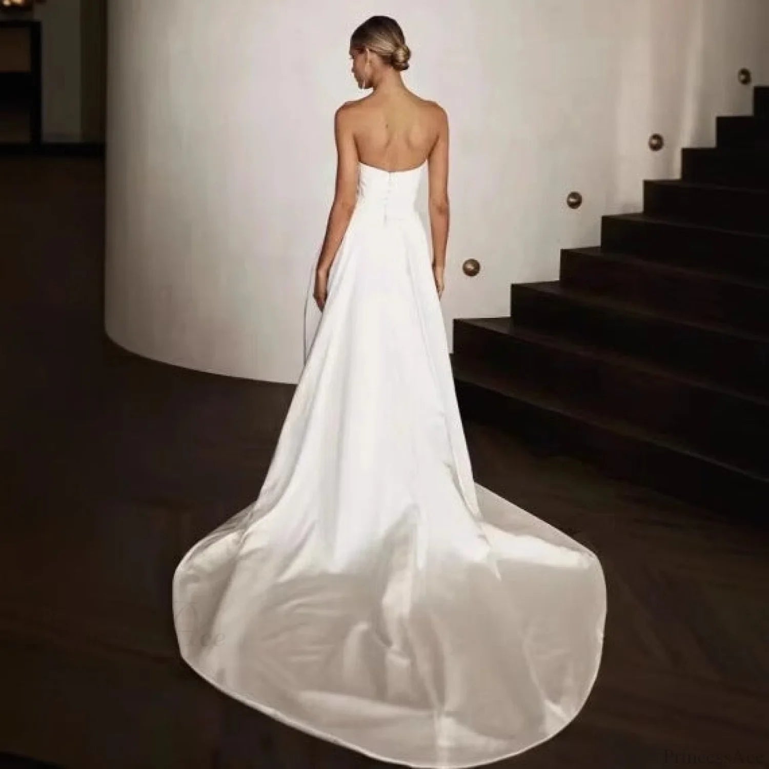 Strapless Two-Way Slit Mermaid Wedding Dress weddingdress-250223