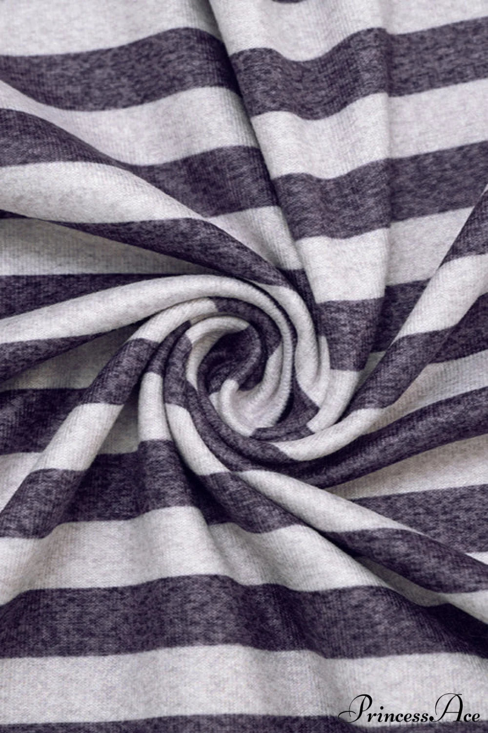 Striped Paneled Asymmetrical Neck Off Shoulder Short Long Sleeve Tee