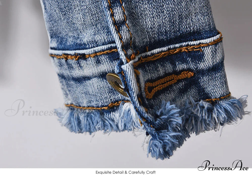 Style European Flower Suit Women Jeans Pants Outfit Jacket & Denim Fashion Sequined Set
