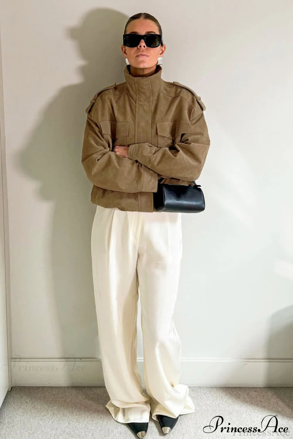 Suede Chic Retro Jacket Coat