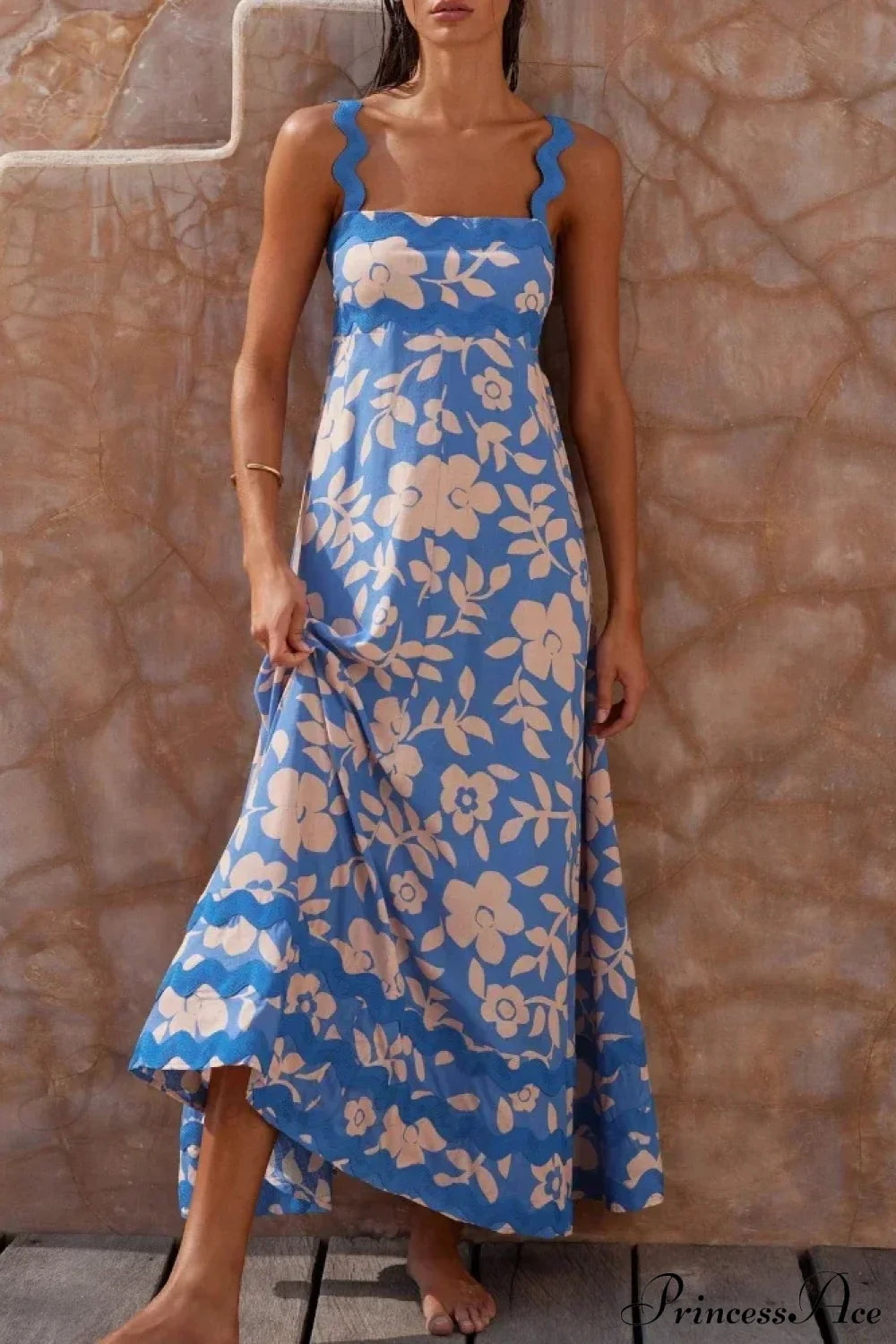 Summer Holiday Elegant Vintage Sling Long Maxi Boho Dress