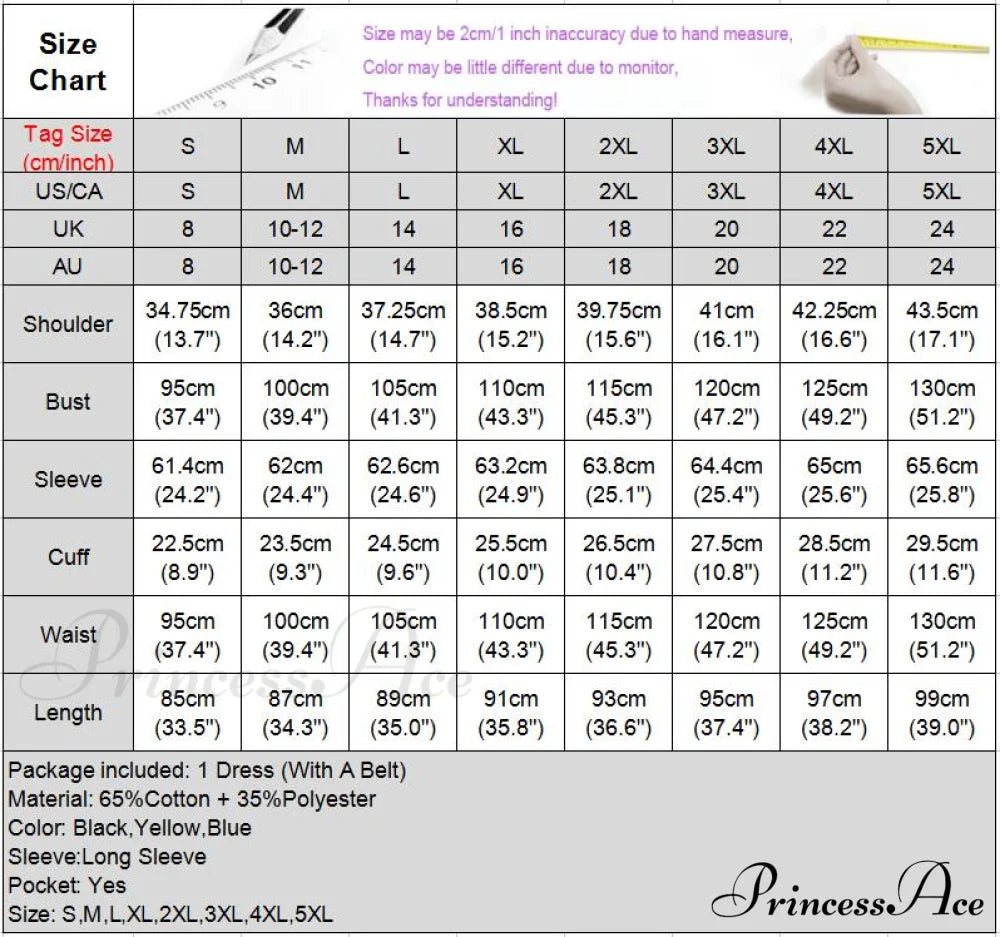 Sundress Plaid Blouse Women Vintage Spring Casual Pockets Patterned Belted Lapel Party Gown Button