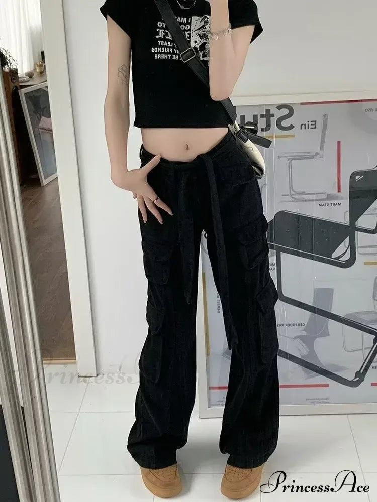 Trousers Summer Popular Light-Colored Women’s New Temperament Trend Wide-Leg Pants Japanese