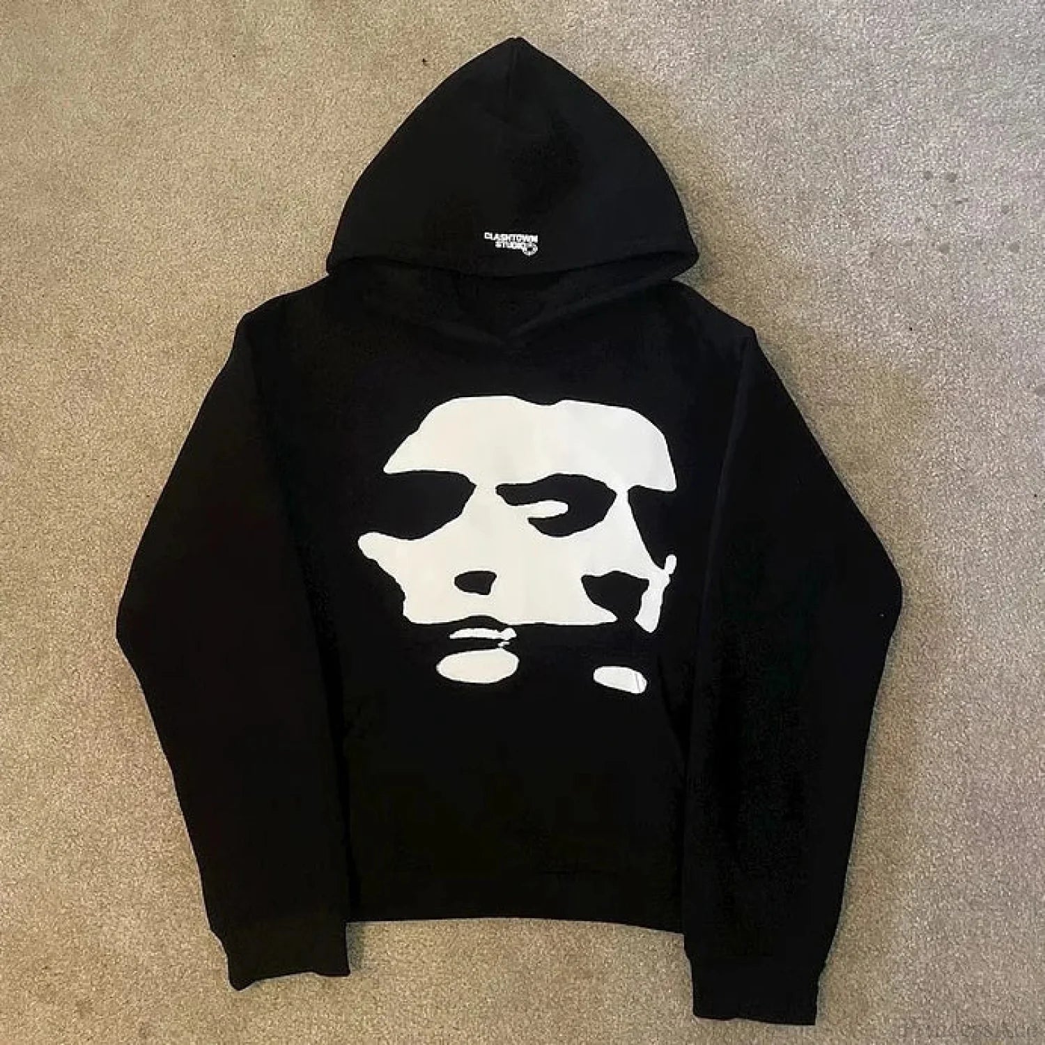 Two-Face Graphic Oversized Hoodie