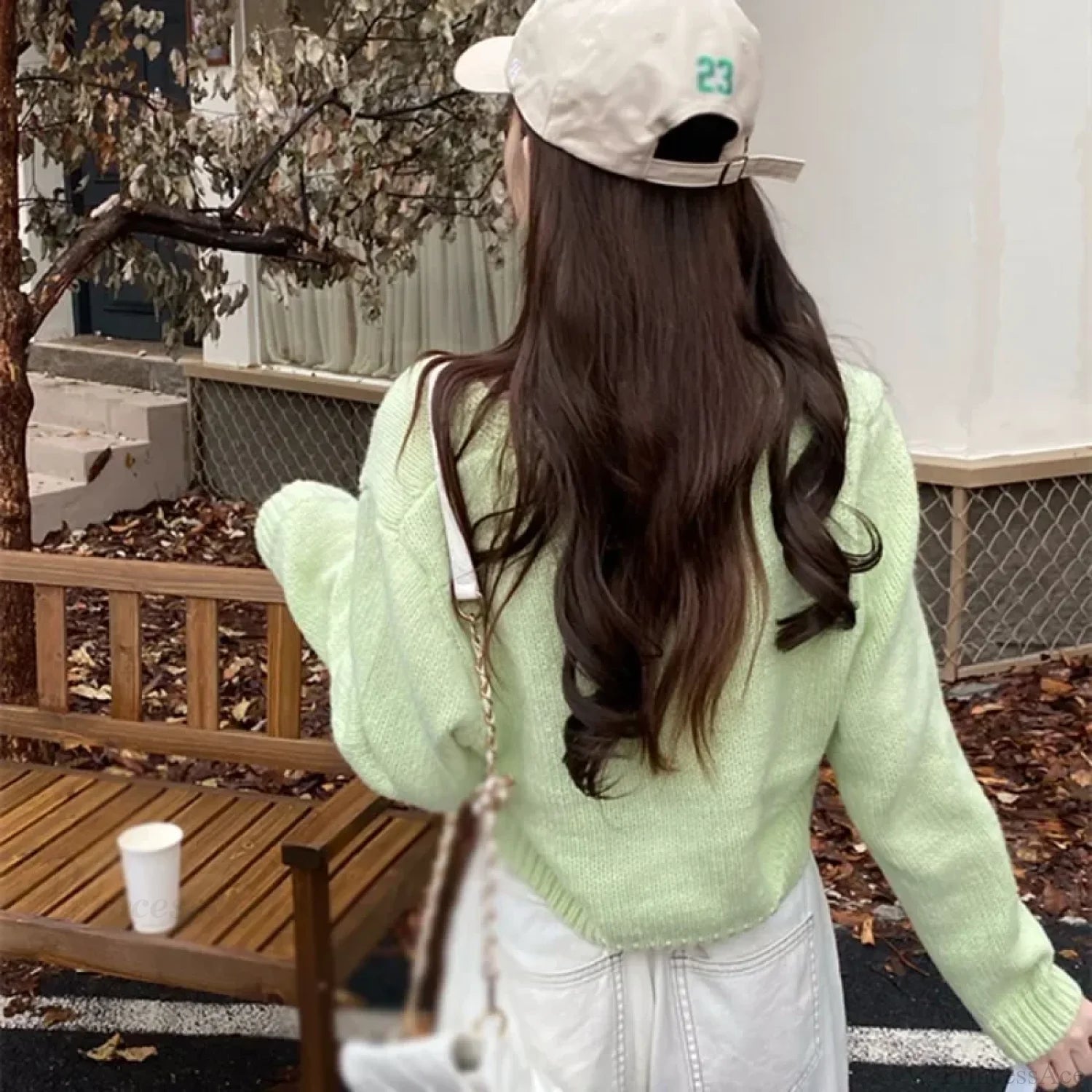 V-Neck Casual Fashion Long Sleeve Cardigan cardiagn-250126