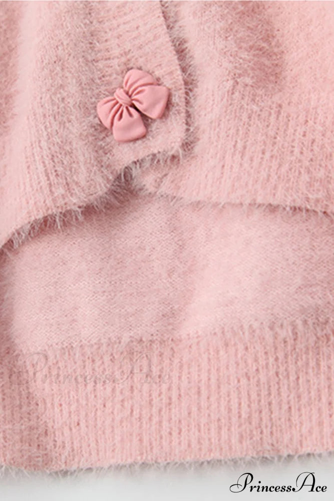 V Neck Color Solid Cardigan Cardigans