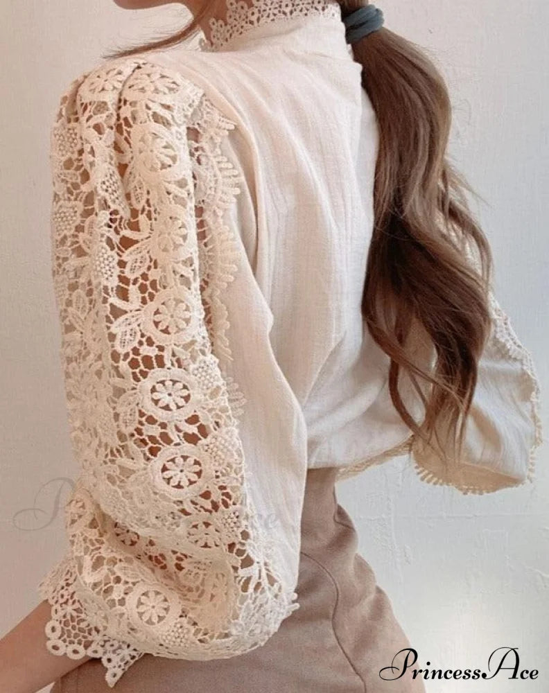 Valerie Blouse With Petal Design Tops & Blouses