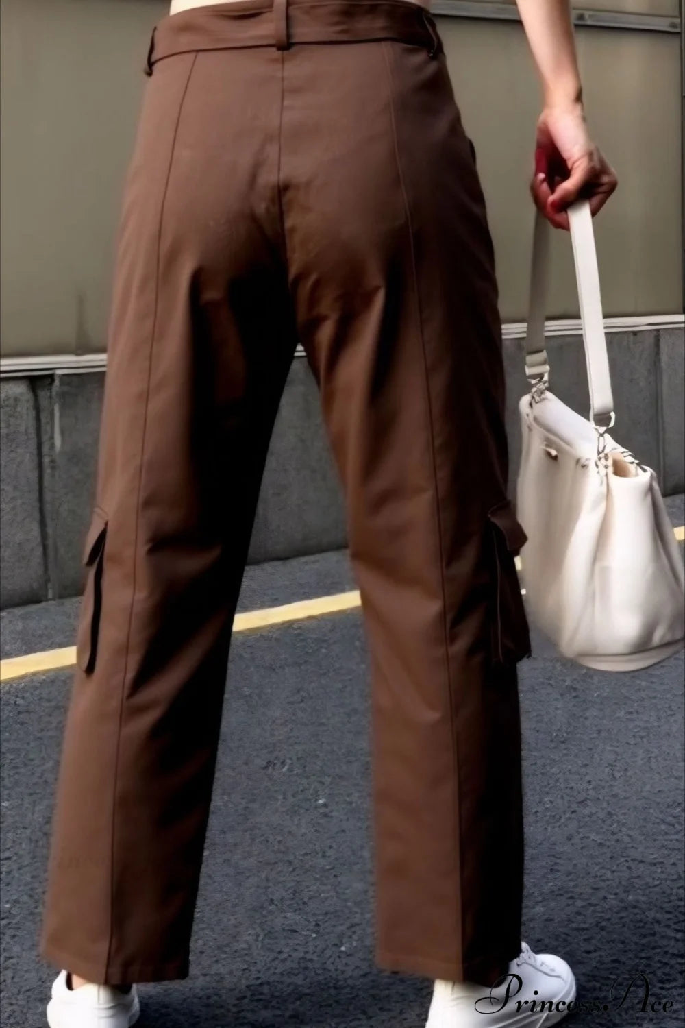 Vintage Denim Multi-Pocket Cargo Pants