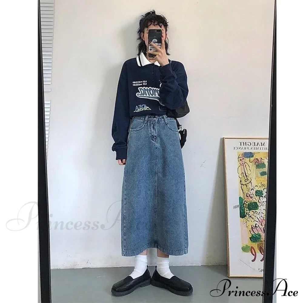 Vintage Design Letter Sweatshirt Sweatshirts