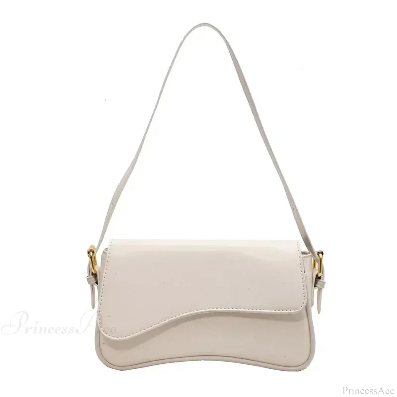 Vintage Leather Designer Crossbody Shoulder Bag White shoulder-250126