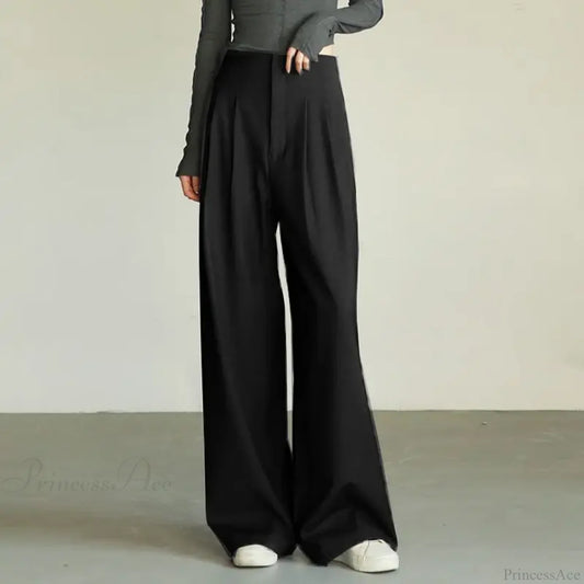 Vintage Office Slacks Pants Black / S