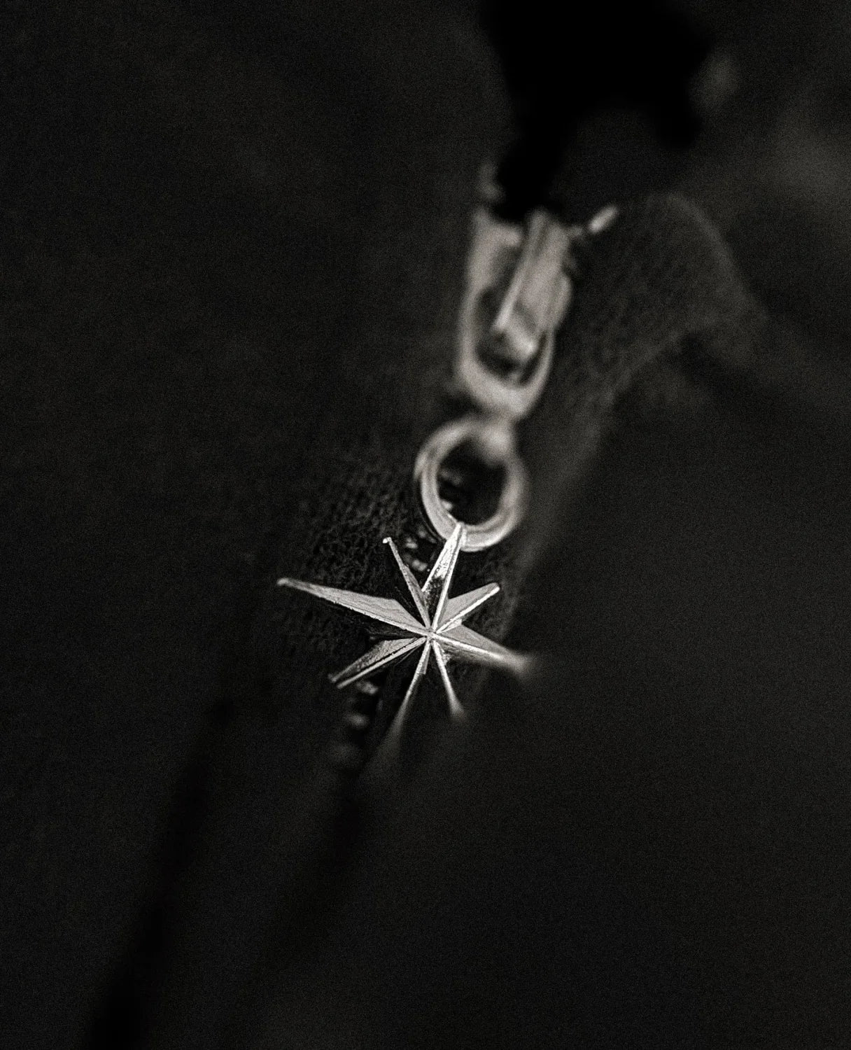 Vintage Print Zip Up Hoodie