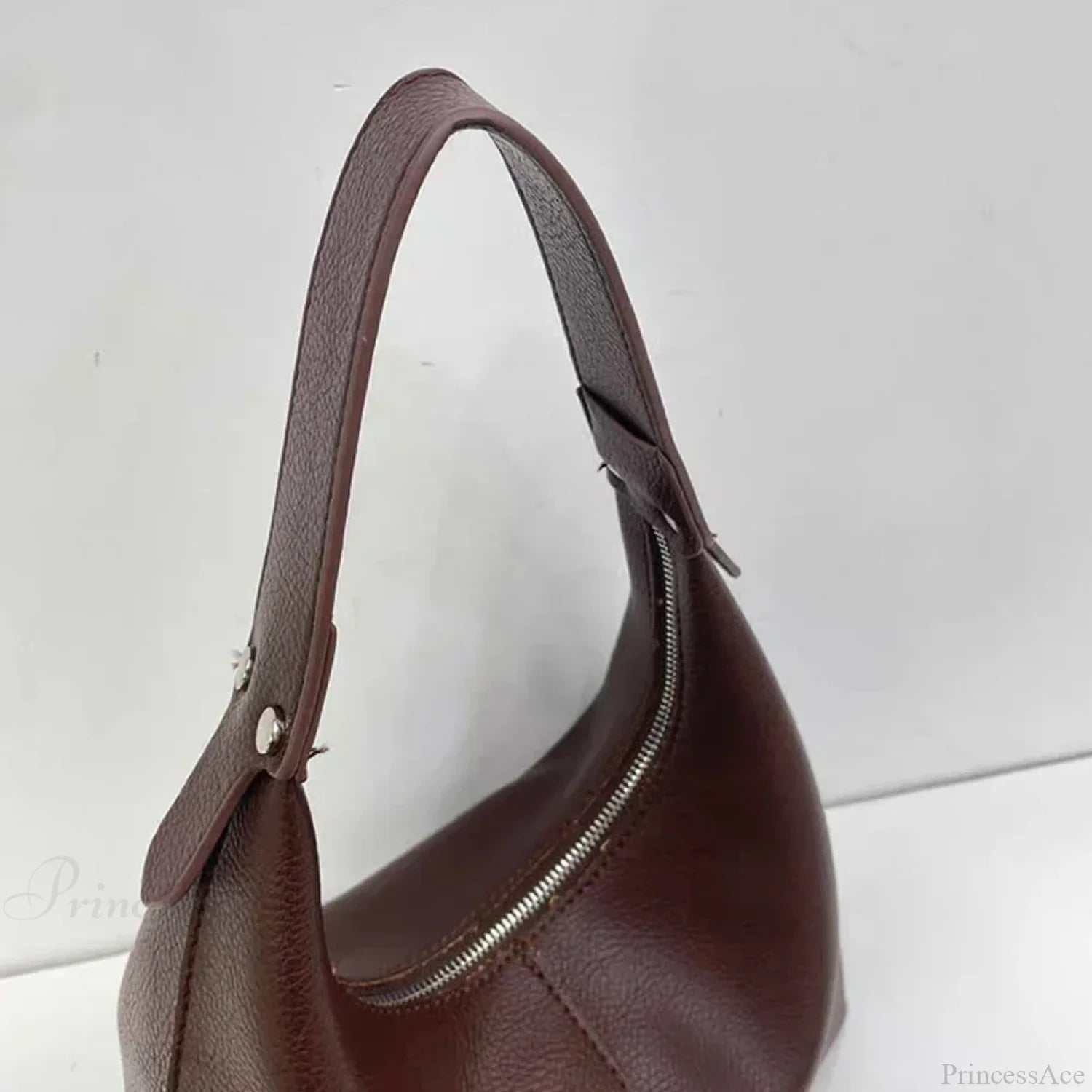 Vintage PU Leather Underarm Shoulder Bag shoulder-250126