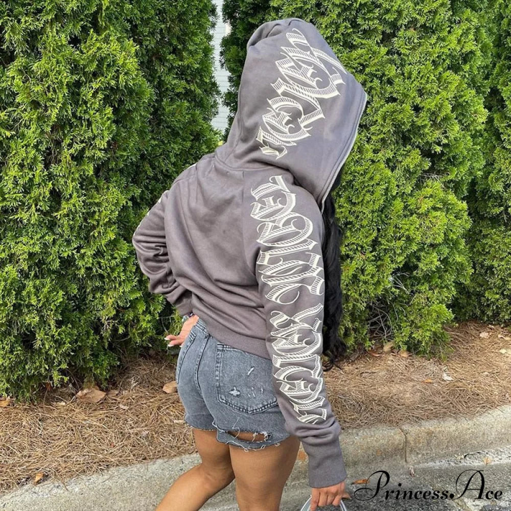 Vintage Star Graphic Hoodies Grey 1 / S Sweatshirts & Hoodies-L