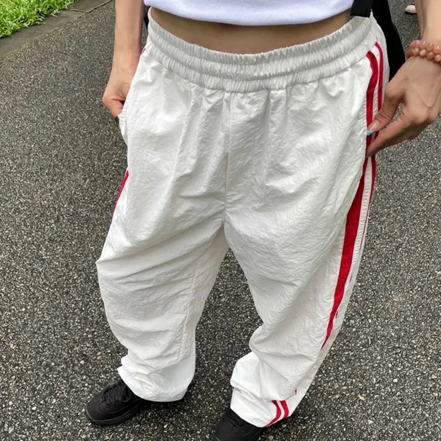 Vintage Striped Oversize Baggy Jogging Pant pant-250223