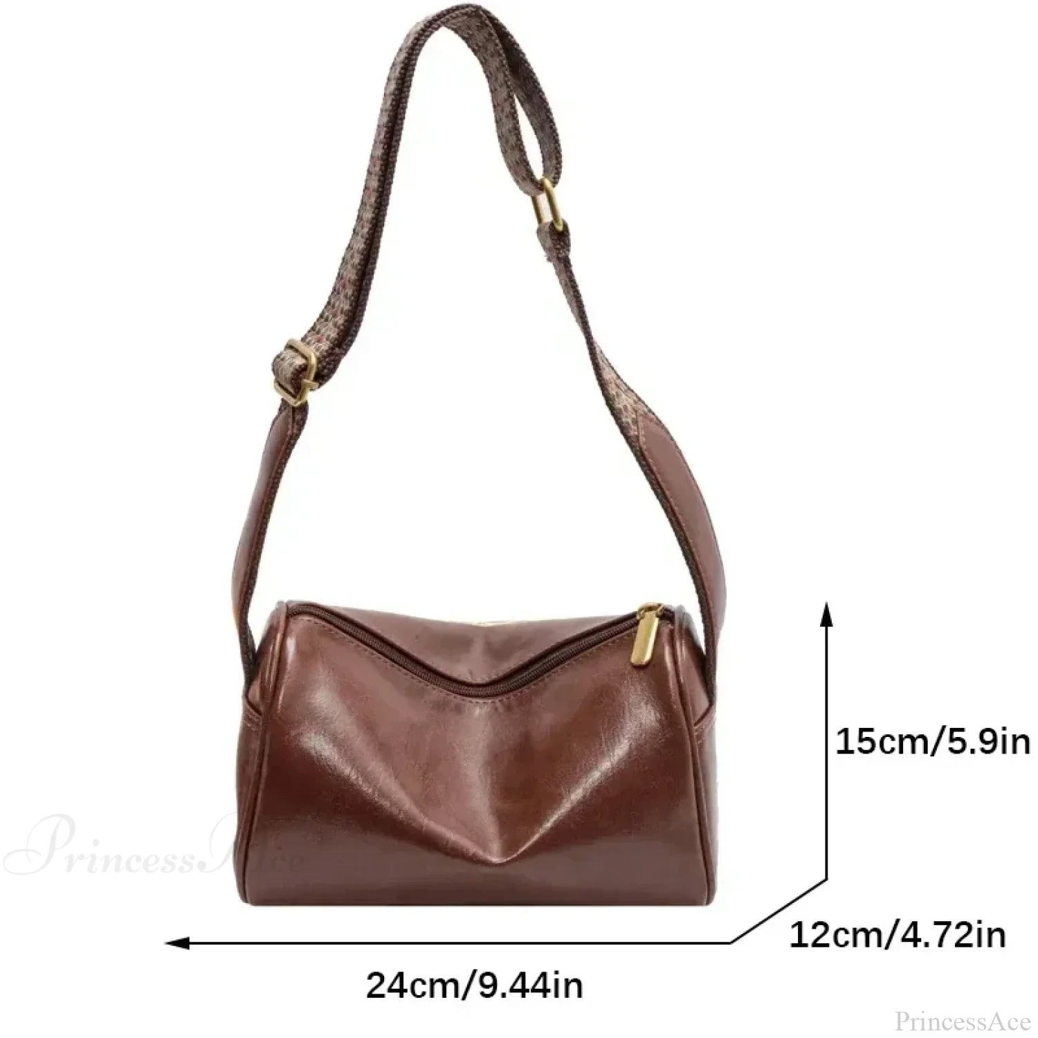 Vintage Wide Strap Crossbody Shoulder Bag shoulder-250126