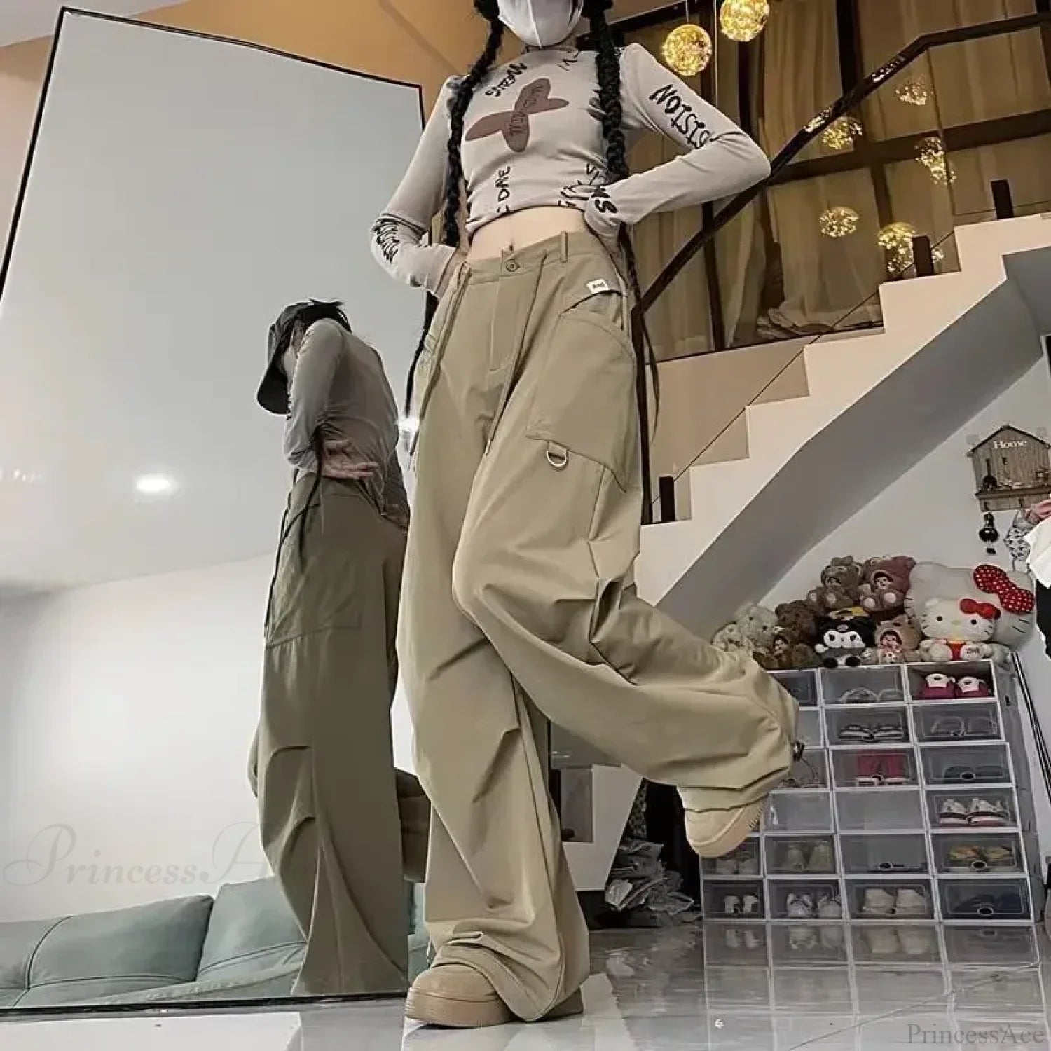 Vintage Y2K Cargo Streetwear Pants