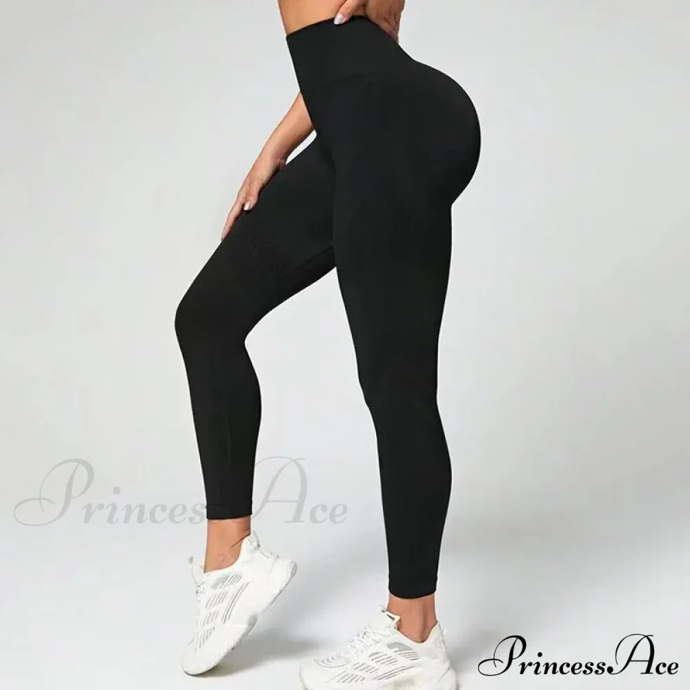 Waist Seamless Fitness Fashion Knitting Slim Legging