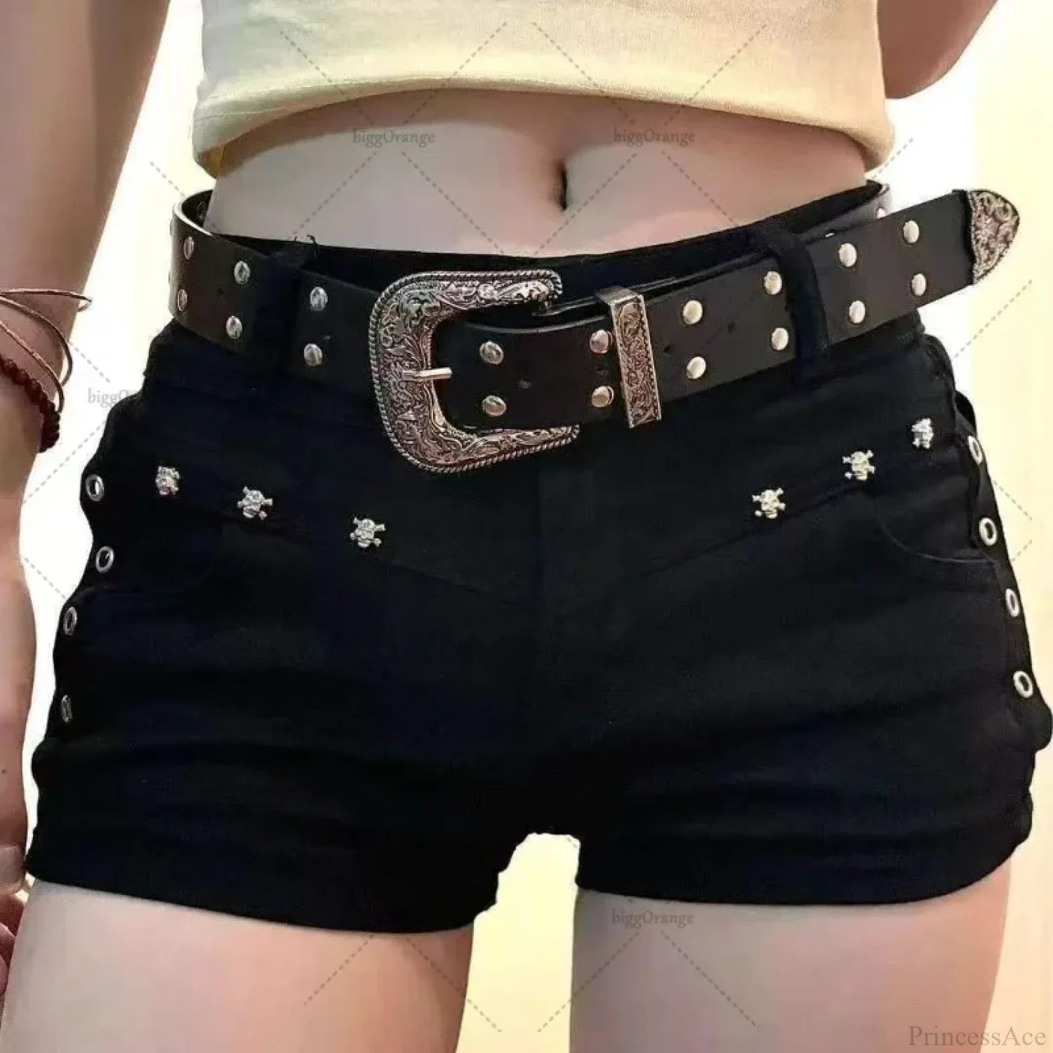 Willow Nail Design Denim Short