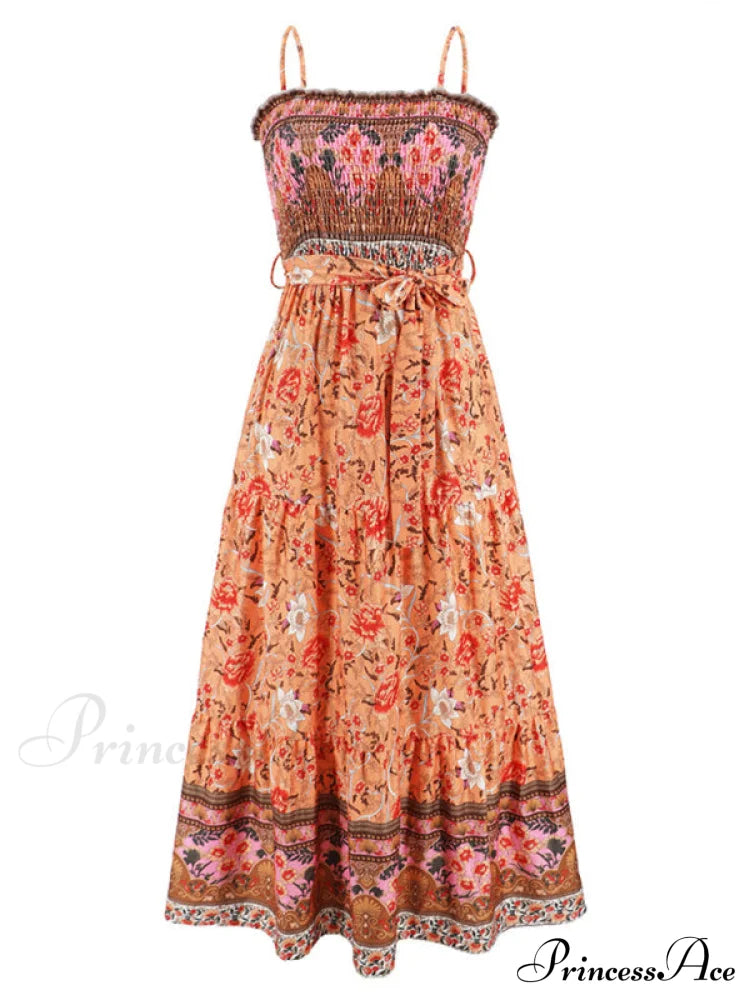 With Gown For Bohemian Women Full-Length Straps