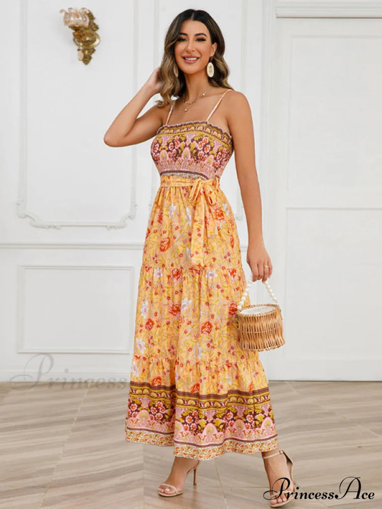 With Gown For Bohemian Women Full-Length Straps