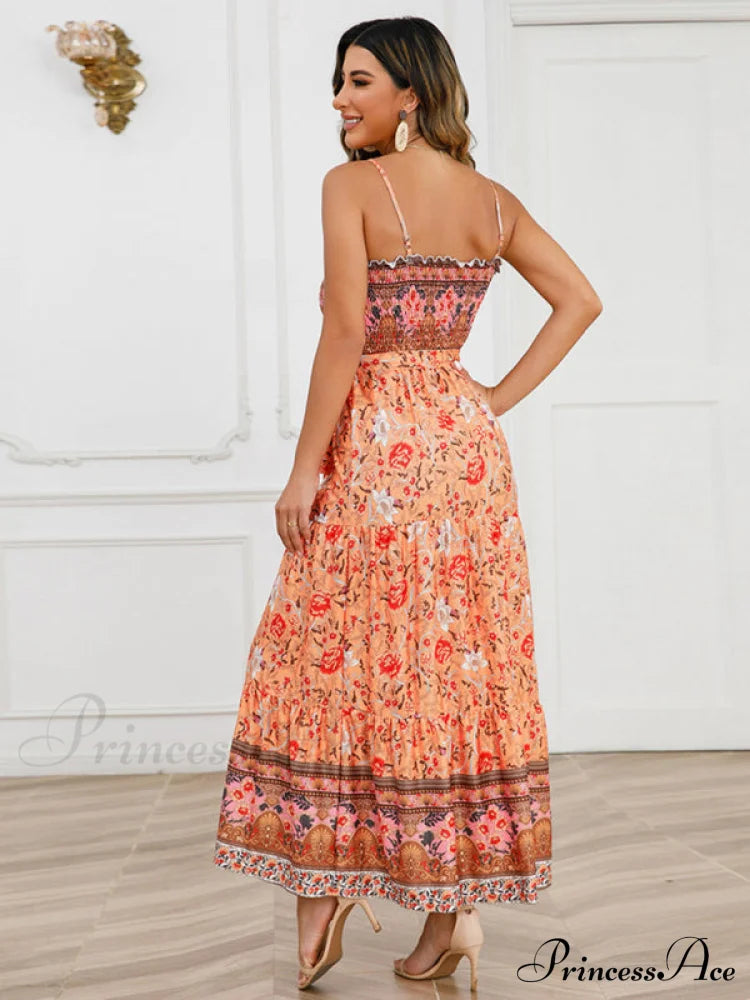 With Gown For Bohemian Women Full-Length Straps