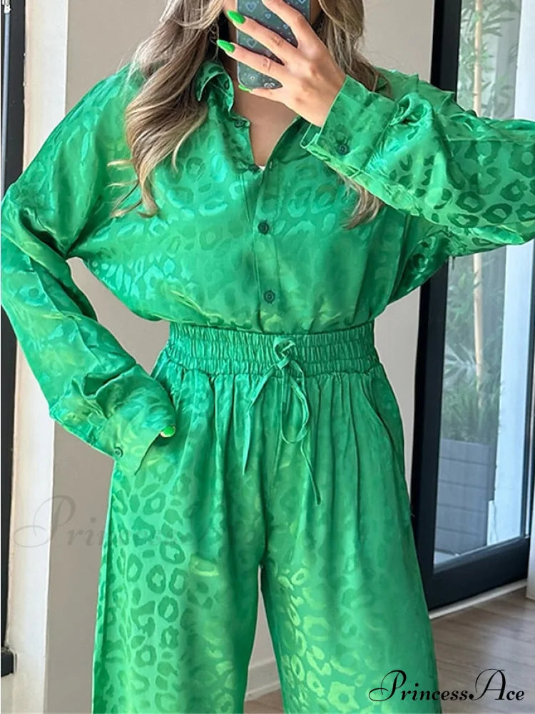 Women’s - Casual Spring Arm Design & In Fit Leopard Daily Long Fashion Red Blouse White Regular