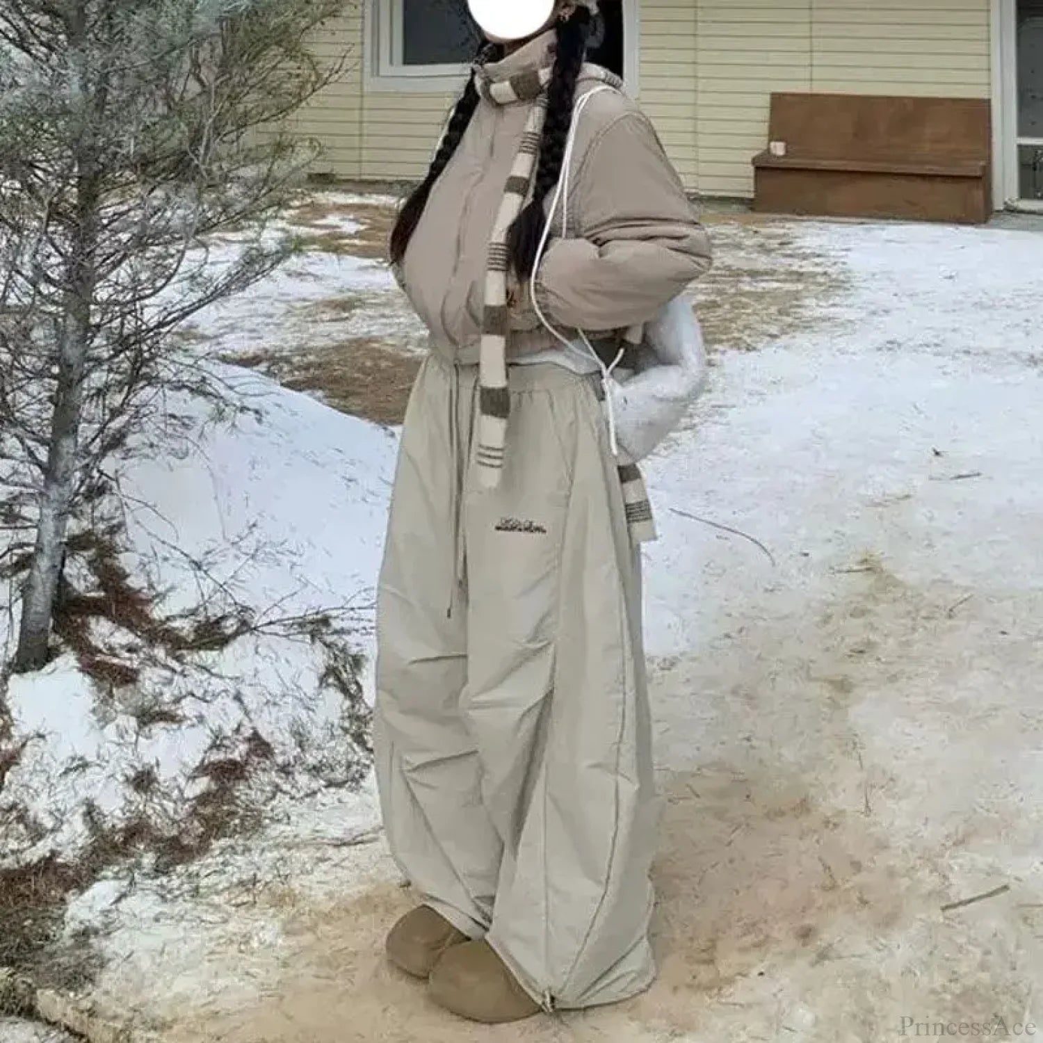 Y2K Harajuku Women Wide Leg Pants