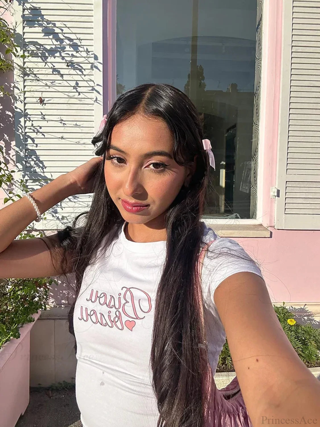 Y2k Letter Print Punk Crop Top T-shirt t-shirt-250223