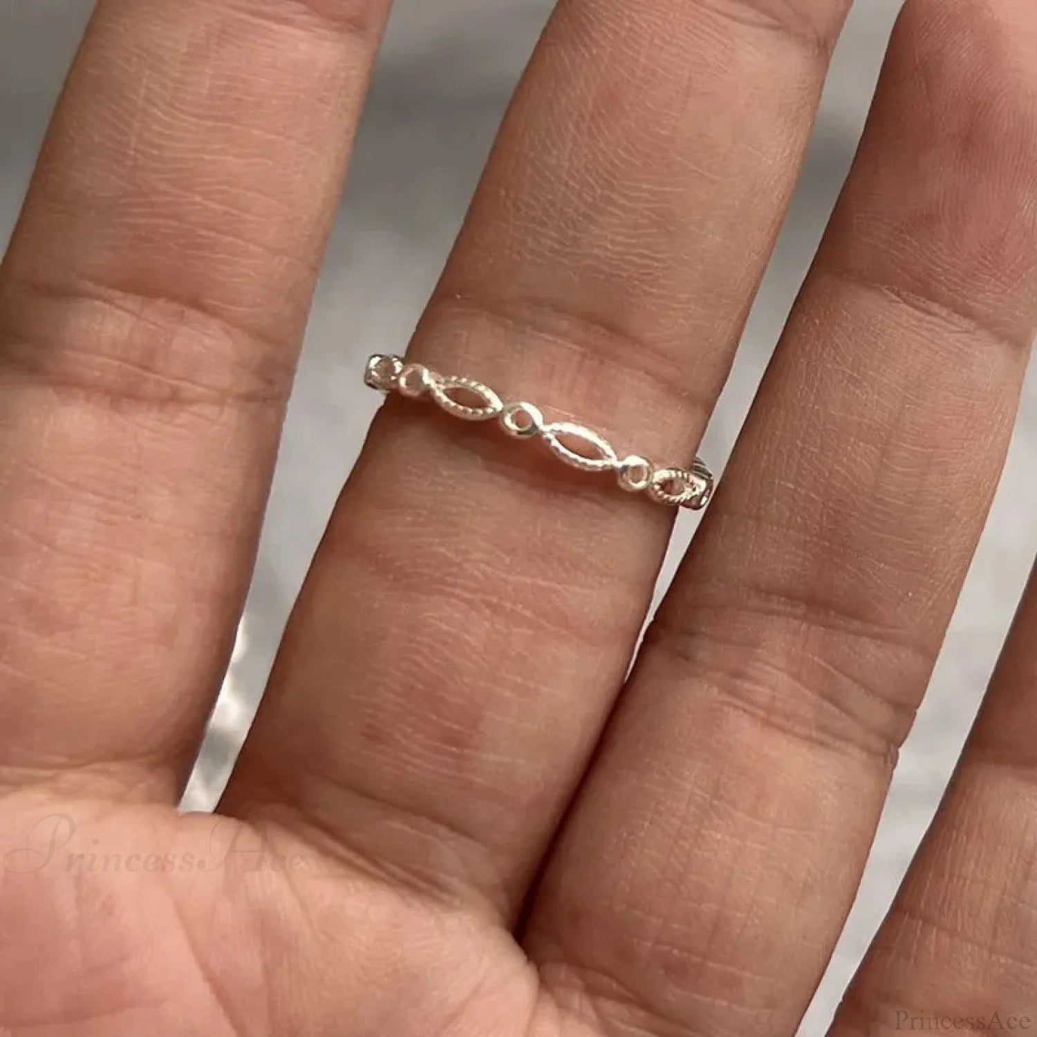 Y2K Transparent Heart Gothic Ring sliver5