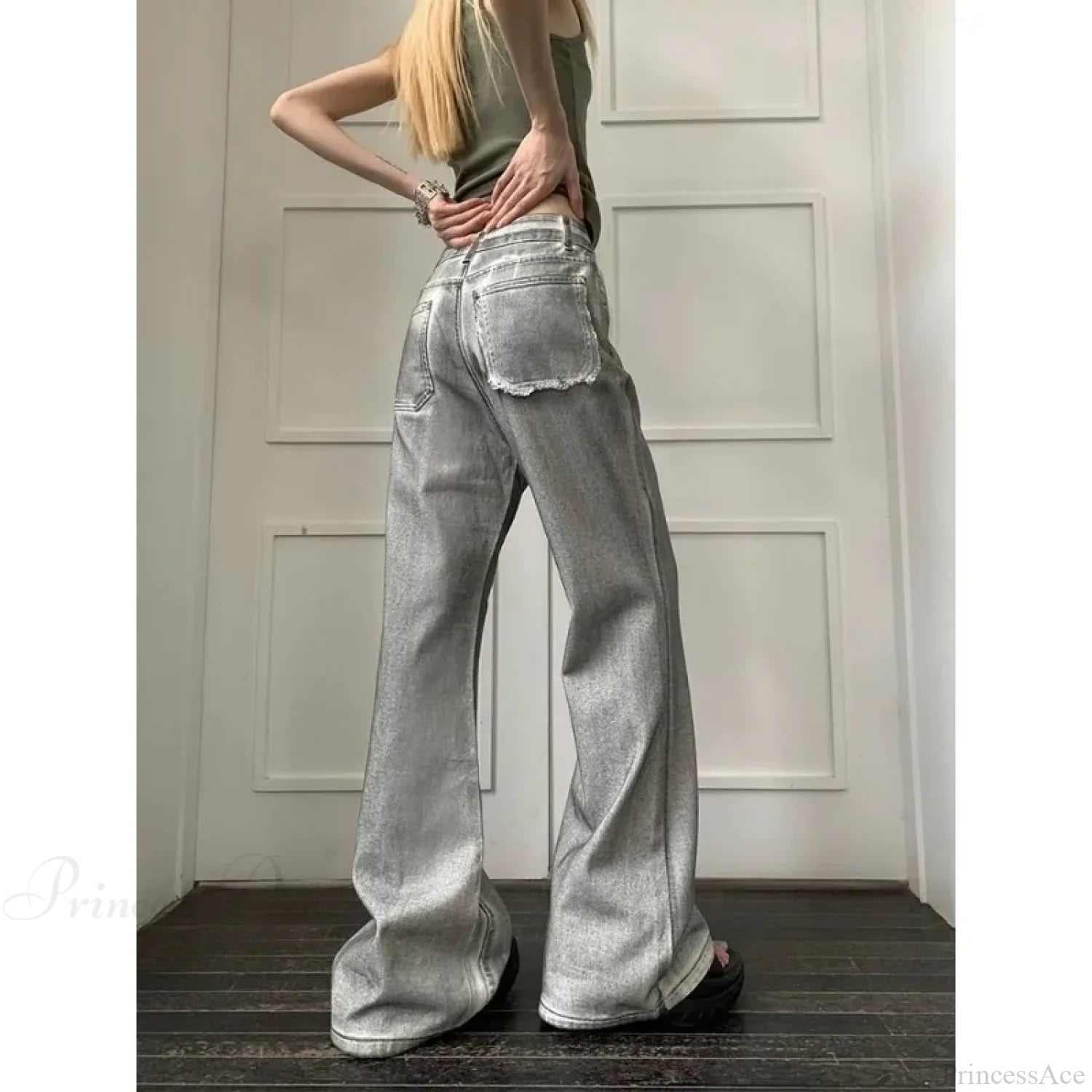 Y2K Vintage Loose Wide Leg Denim Pants