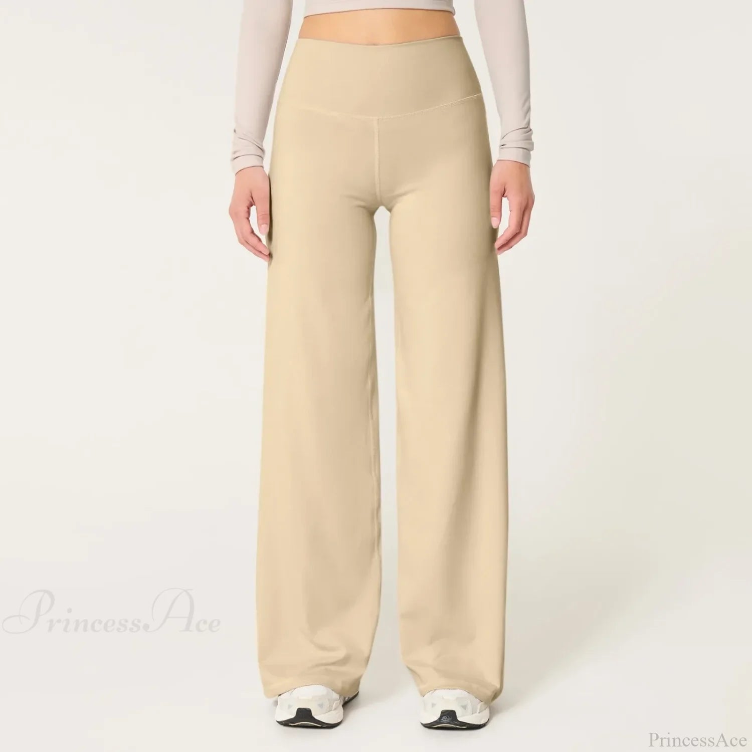 Yoga Slim Fit High-Waisted Stretch Sports Pant Khaki / S pant-250223