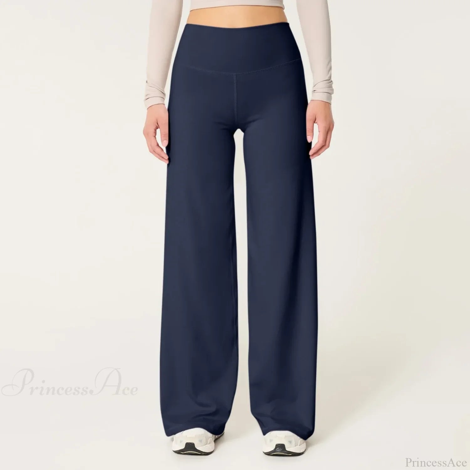 Yoga Slim Fit High-Waisted Stretch Sports Pant Navy / S pant-250223