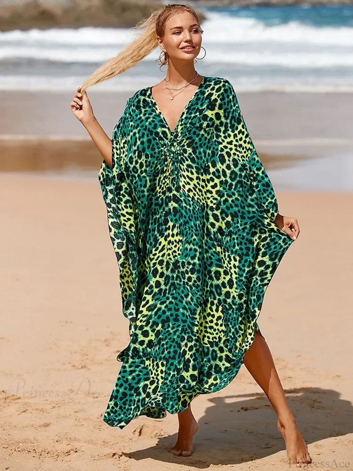 Zebra Stripes Long Dress Cover Up color10 / One Size